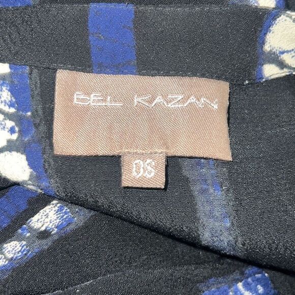 Anthropologie | Anthro Bel Kazan Blaze Striped Kimono Black Blue sz OS One Size - Picture 8 of 9